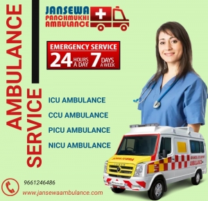 Grand Ambulance Service in Tatanagar by Jansewa Panchmukhi
